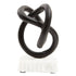Monica Matte Black Knot Sculpture